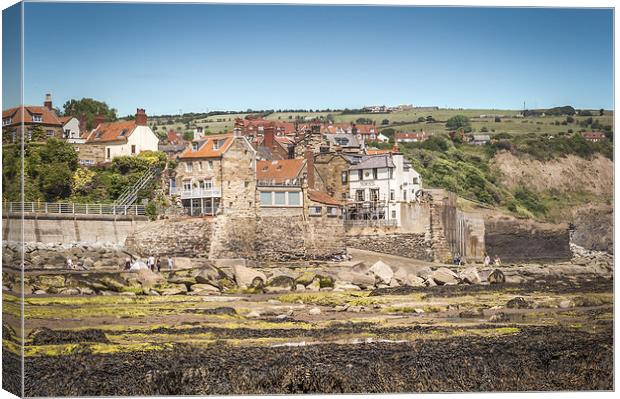  Robin Hoods Bay Canvas Print by Stephen Mole