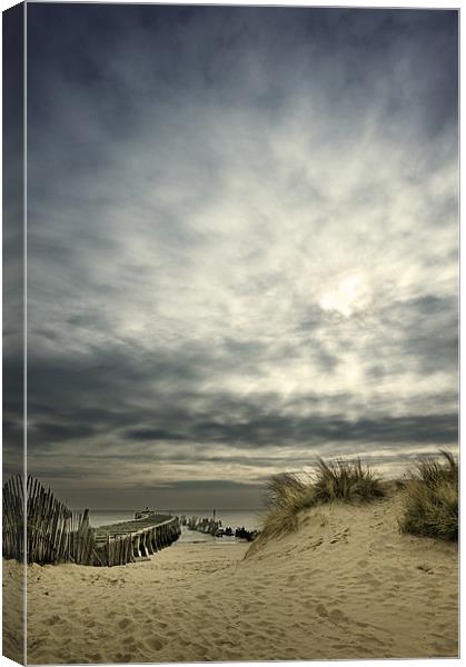 Jetty view Canvas Print by Stephen Mole