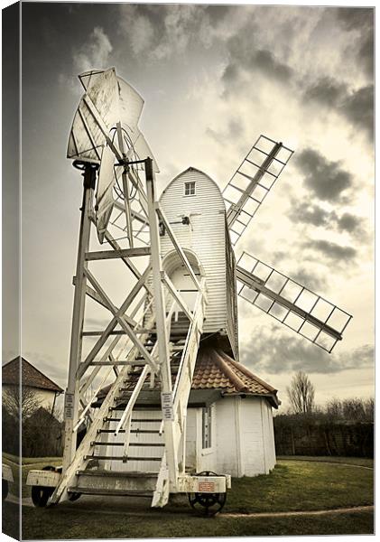Thorpeness Mill Canvas Print by Stephen Mole
