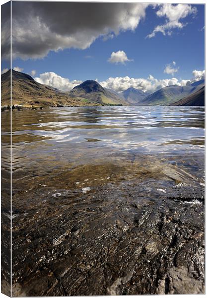 Wast Water, Lake District, England Canvas Print by Stephen Mole