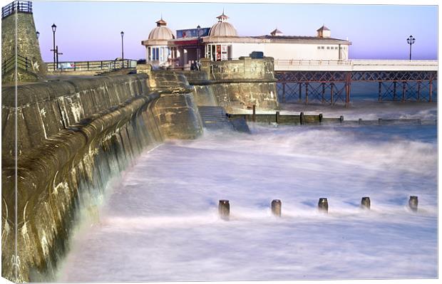 Cromer Pier and Seawall Canvas Print by Stephen Mole