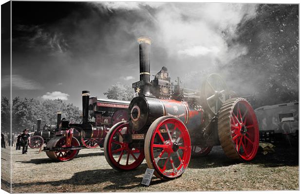 Steaming Canvas Print by Stephen Mole