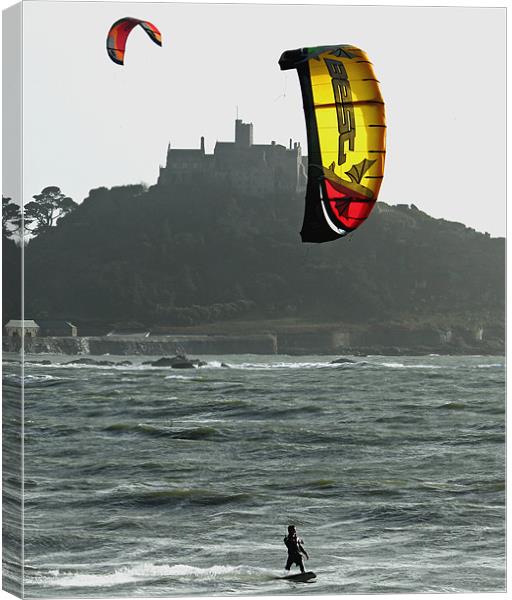 Kite & Castle Canvas Print by allen martin