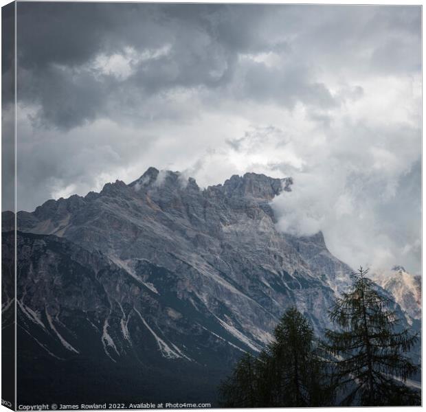Mountain Clouds Canvas Print by James Rowland