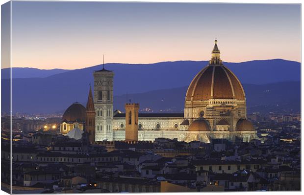 Florence by night Canvas Print by James Rowland