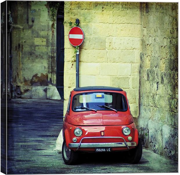 Baby Fiat Canvas Print by James Rowland