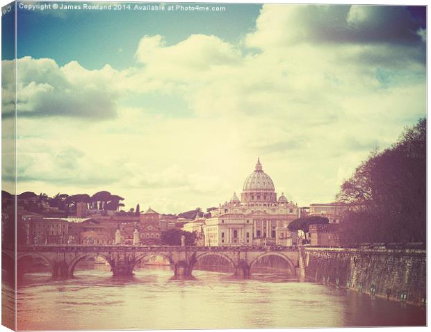 St Peters by Day Canvas Print by James Rowland