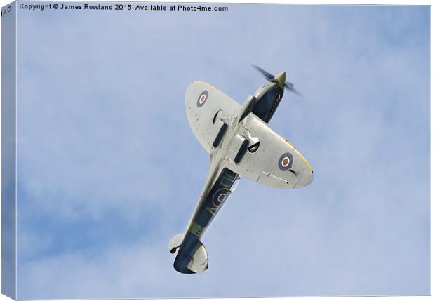 The Grace Spitfire Canvas Print by James Rowland