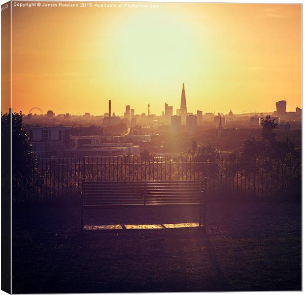  View Over London Canvas Print by James Rowland