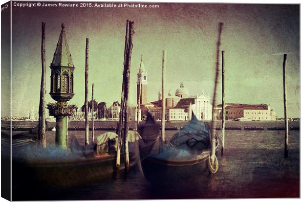  Venice View Canvas Print by James Rowland