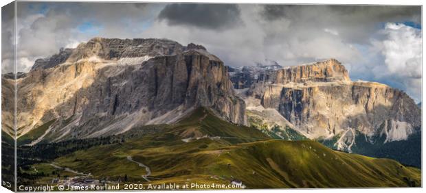 The Dolomites Canvas Print by James Rowland