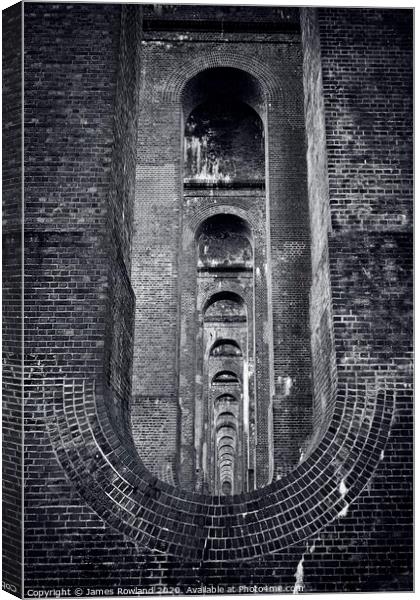 Balcombe Viaduct Bricks Canvas Print by James Rowland