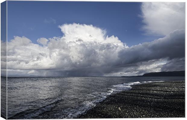 Storm over Queen Charlotte Strait Canvas Print by Darryl Luscombe