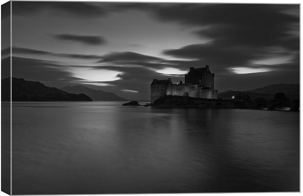 Changing Light, Eilean Donan Castle Canvas Print by Martin Appleby