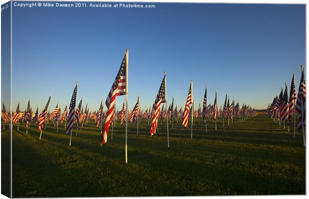 Remember 911 Canvas Print by Mike Dawson