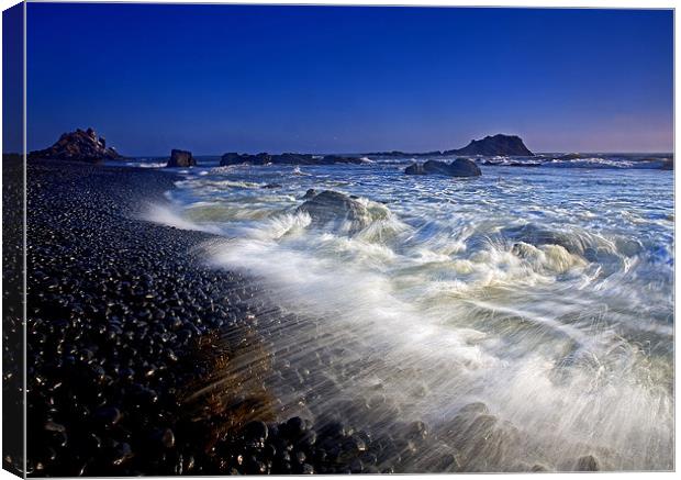 Explosive Tides  Canvas Print by Mike Dawson