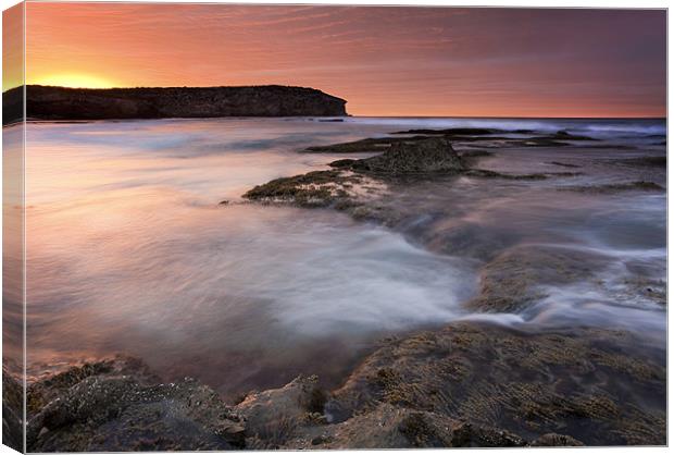 Pennington Bay Sunrise Canvas Print by Mike Dawson