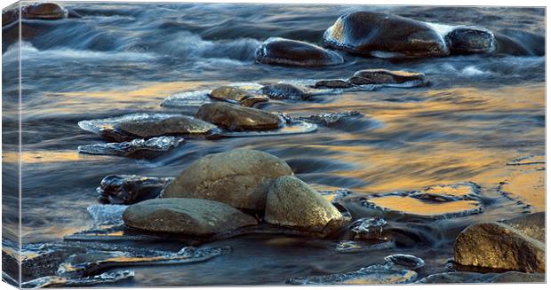 Dawn reflected!  Canvas Print by Mike Dawson