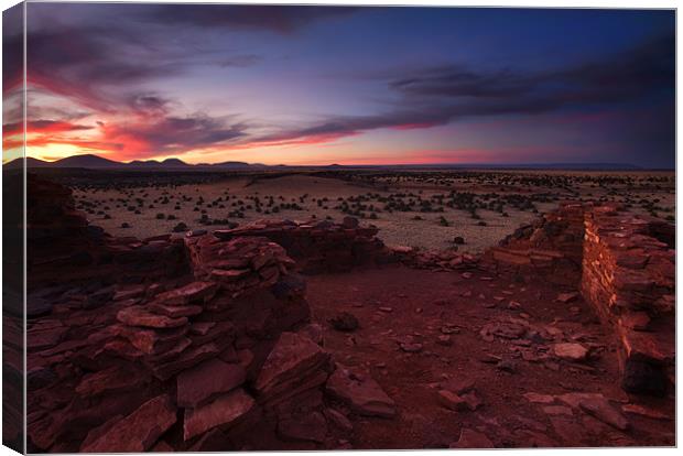 Citadel Sunset Canvas Print by Mike Dawson