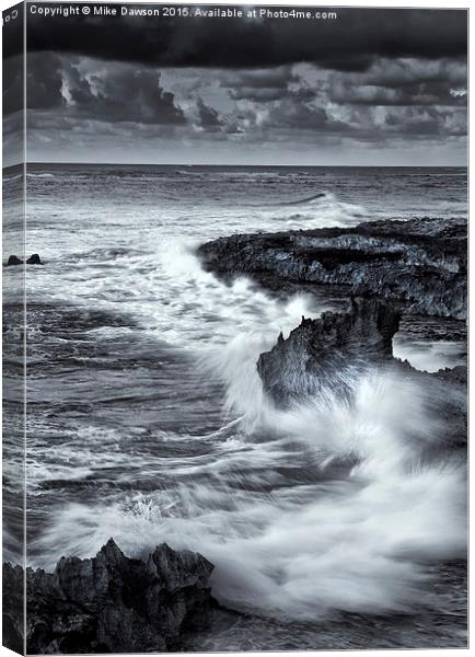 Storm Driven Canvas Print by Mike Dawson