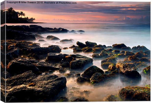 Koloa Sunrise Dream Canvas Print by Mike Dawson