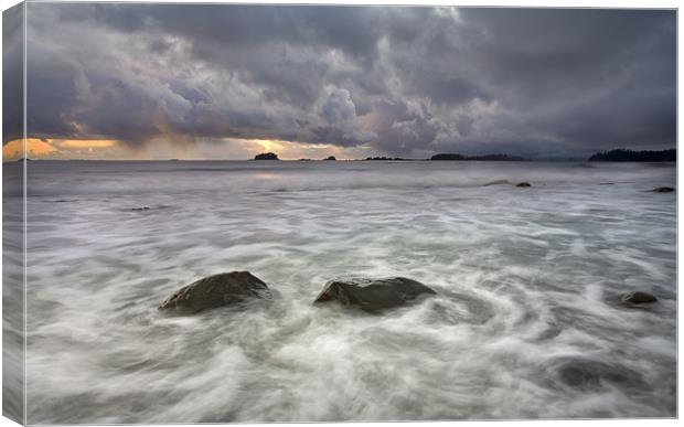 Stormy Canvas Print by Mike Dawson