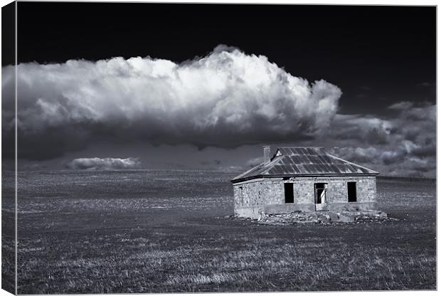 Outback Ruin Canvas Print by Mike Dawson