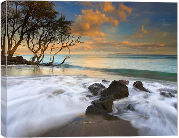 Sunset in PAradise Canvas Print by Mike Dawson
