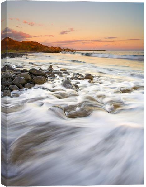 Sunset Tides Canvas Print by Mike Dawson