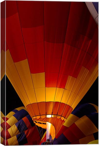 Night flight Canvas Print by Mike Dawson