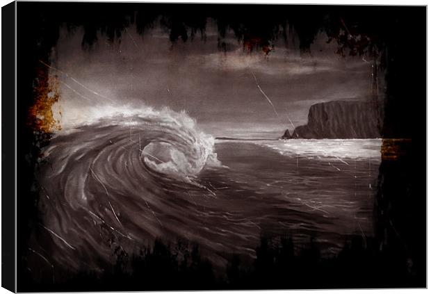 Cliffside Canvas Print by Olivier Longuet