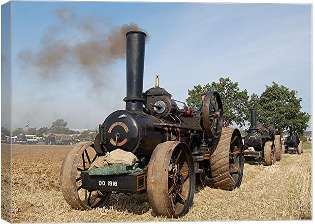 Traction Engine Canvas Print by Matt Curties