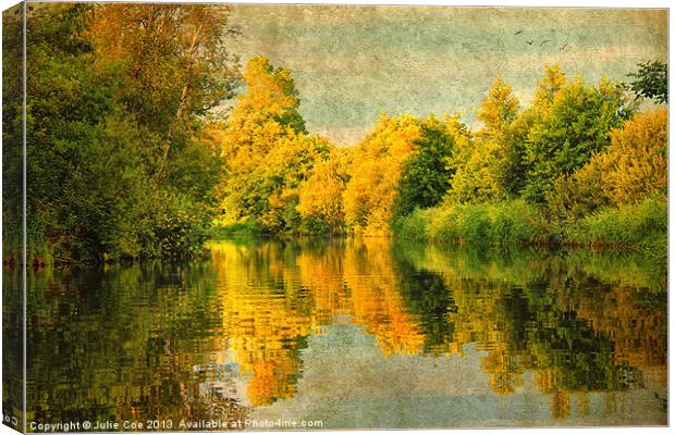 River Ant, Norfolk Canvas Print by Julie Coe