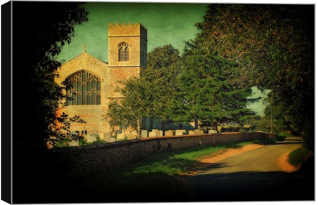 Edgefield Church, Norfolk Canvas Print by Julie Coe