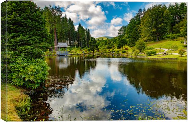 Japanese Garden Canvas Print by Andrew Beveridge