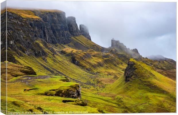 Moody Skye Landscape Canvas Print by Mark Pritchard