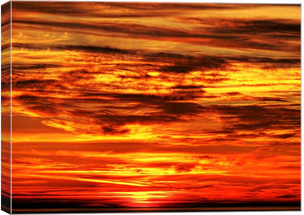 Waiting for the Sun Canvas Print by Mark Pritchard