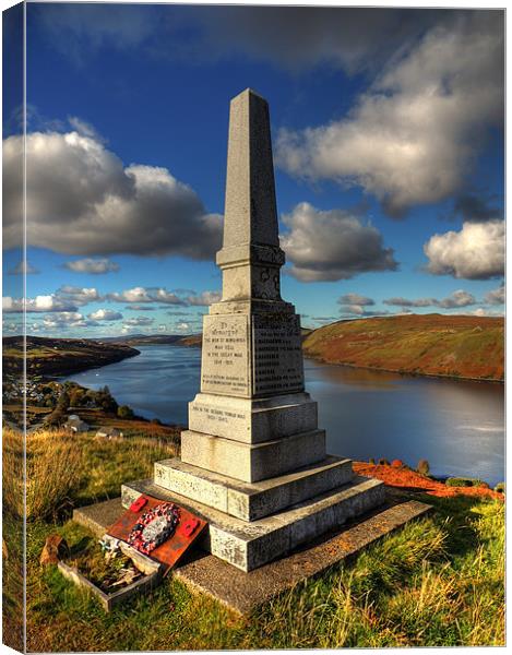 Skye War Memorial Canvas Print by Mark Pritchard