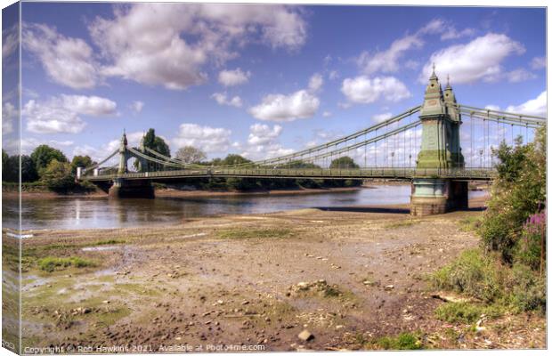 Hammersmith Bridge Canvas Print by Rob Hawkins