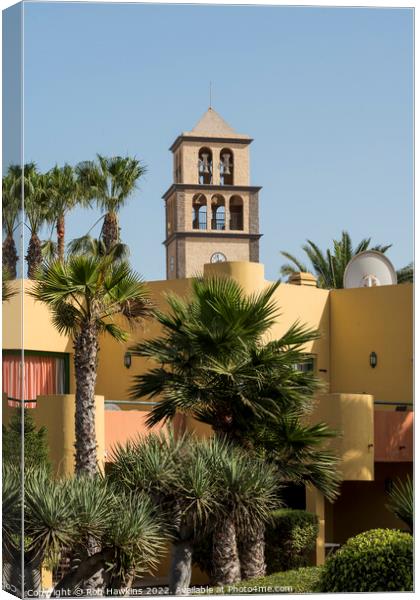 Corralejo El Campanario Canvas Print by Rob Hawkins