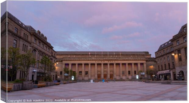 Dundee Caird Hall  Canvas Print by Rob Hawkins