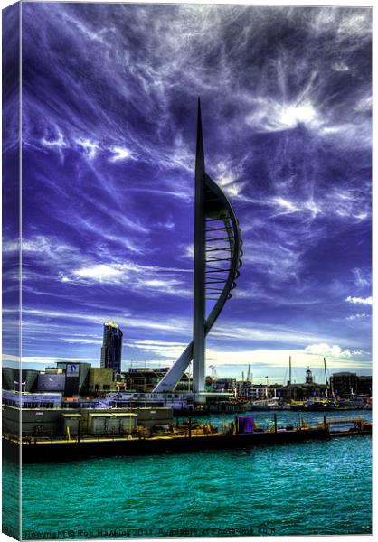 Spinnaker Tower Canvas Print by Rob Hawkins