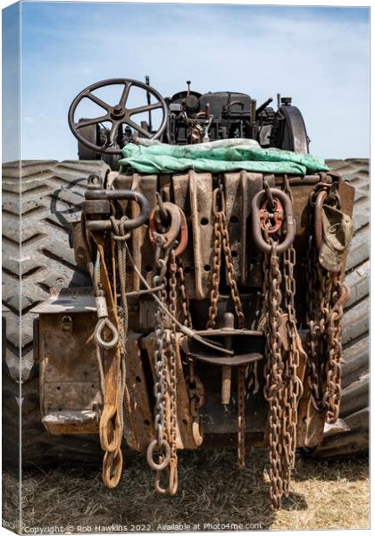 Traction Chains Canvas Print by Rob Hawkins