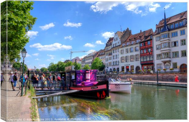 Strasbourg Marne Canvas Print by Rob Hawkins