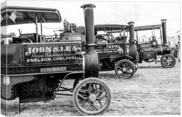 Steam Trio Canvas Print by Rob Hawkins