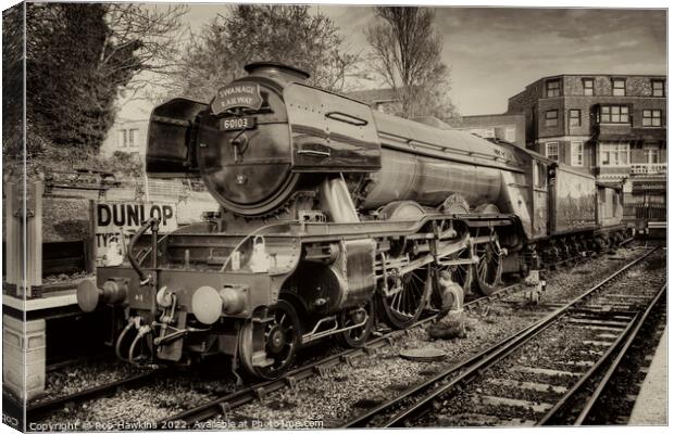 Scotsman at Swanage Canvas Print by Rob Hawkins