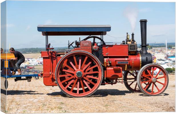 Baltasha steaming Canvas Print by Rob Hawkins