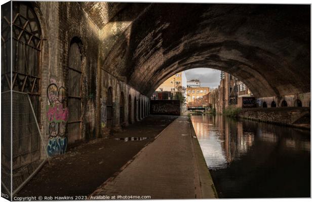 Snow Hill Canal Tunnel  Canvas Print by Rob Hawkins