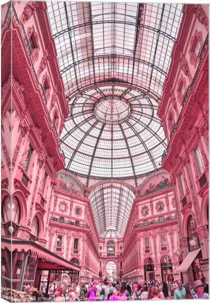 Galleria Pinky Canvas Print by Rob Hawkins