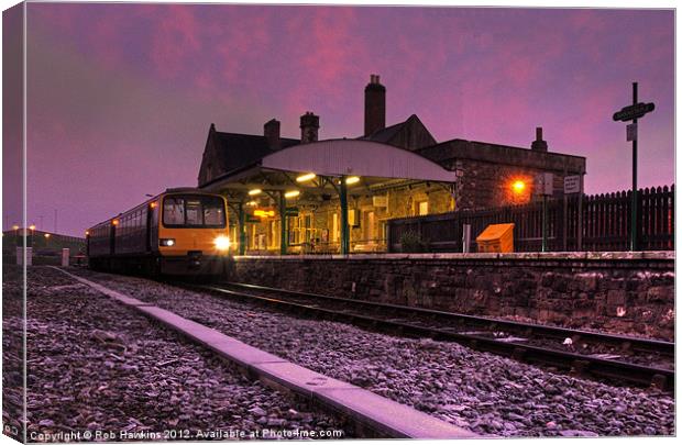 The Breakfast Barny Canvas Print by Rob Hawkins